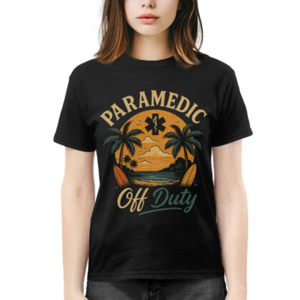 Paramedic Off Duty Apparel – Tropical Sunset EMT T-Shirt